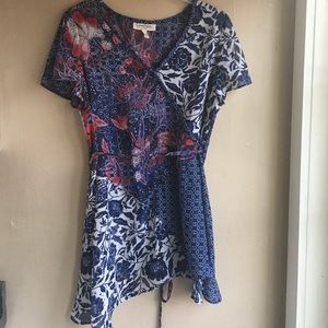 Jessica Simpson Sheer Maternity Blouse